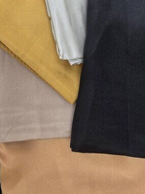 Choose Solid NEUTRALS Poly-Silk 36” Square SCARF by ORNAMENTS Ranch West